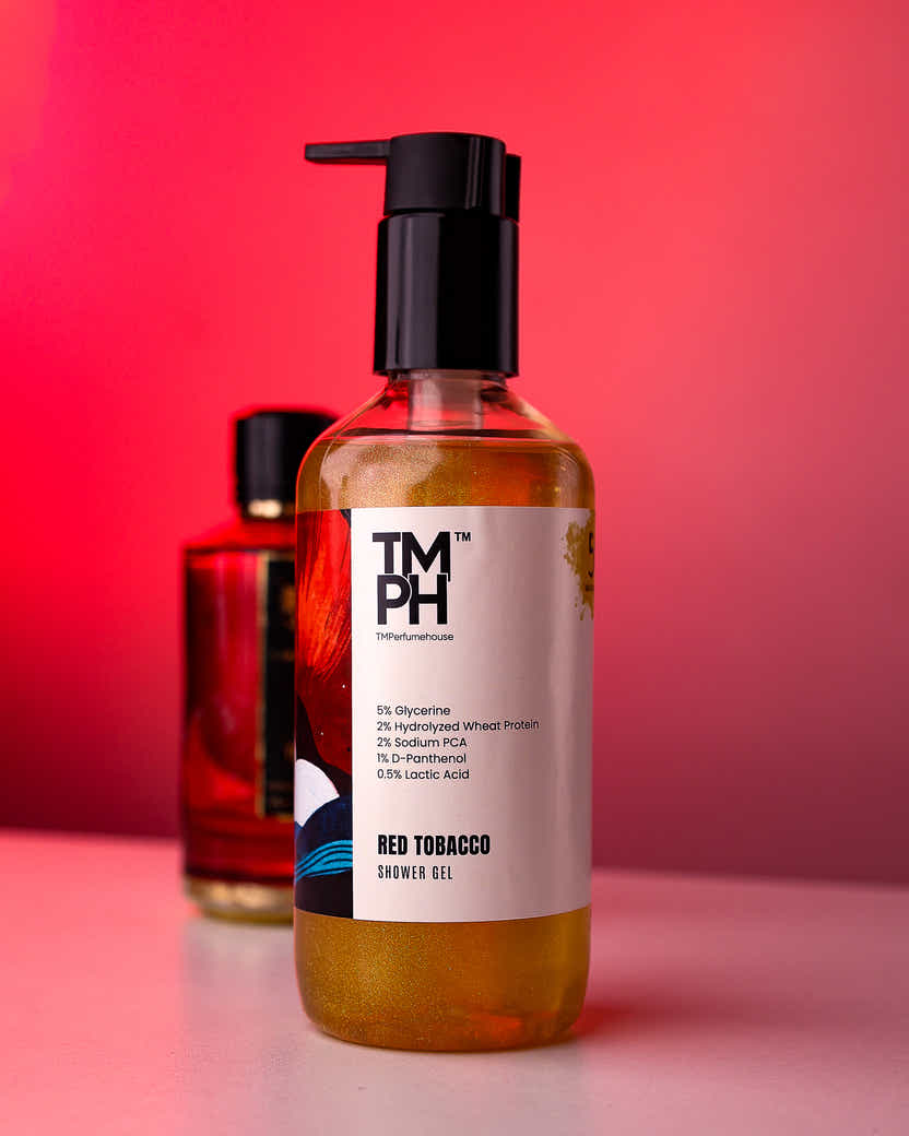 Red Tobacco Inspired Shower Gel – Spicy Tobacco & Deep Skin Care