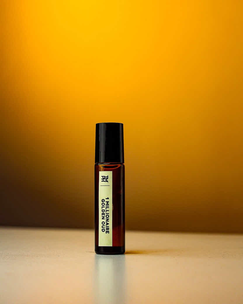 1 Millionaire golden oud AT – Bold, Long-Lasting Luxury Attar | TMPerfumehouse