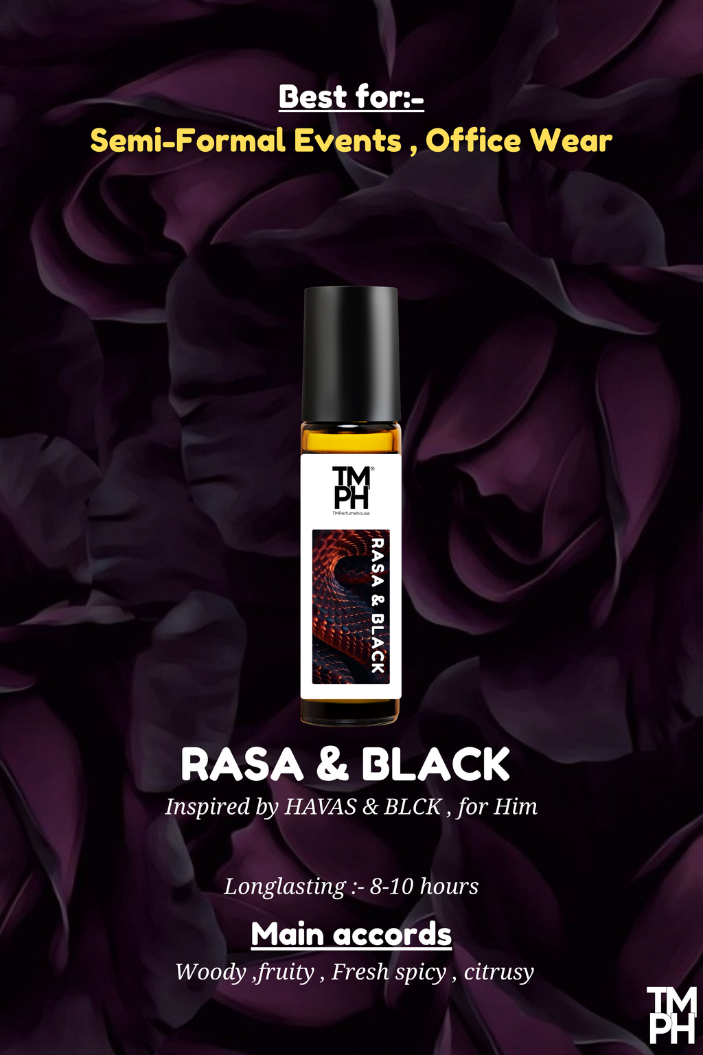 Rasa & Black - Inspired Attar | TMPerfumehouse