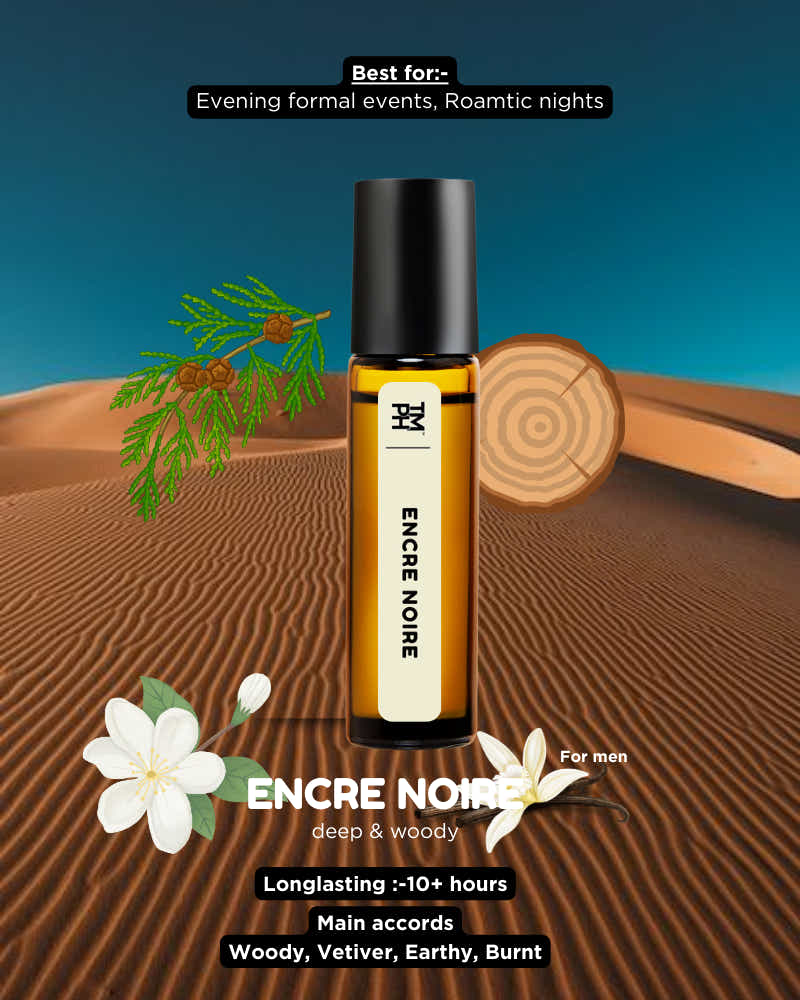ENCRE NOIRE AT – Deep, Dark & Mysterious Pure Vetiver Oil