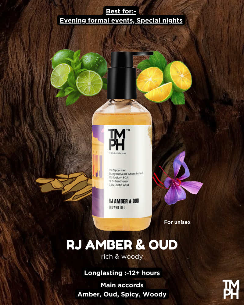 RJ AMBER & OUD  | Shower gel