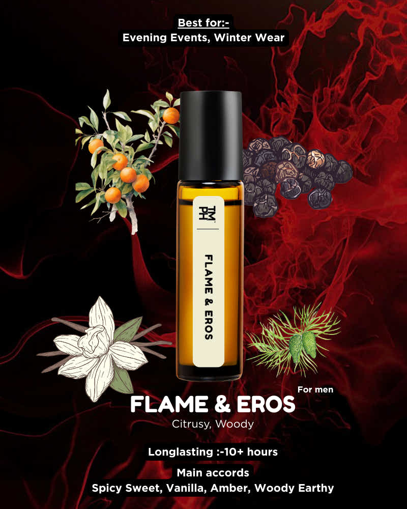FLAME & EROS AT – A Fiery, Seductive & Youthful Perfume Oil