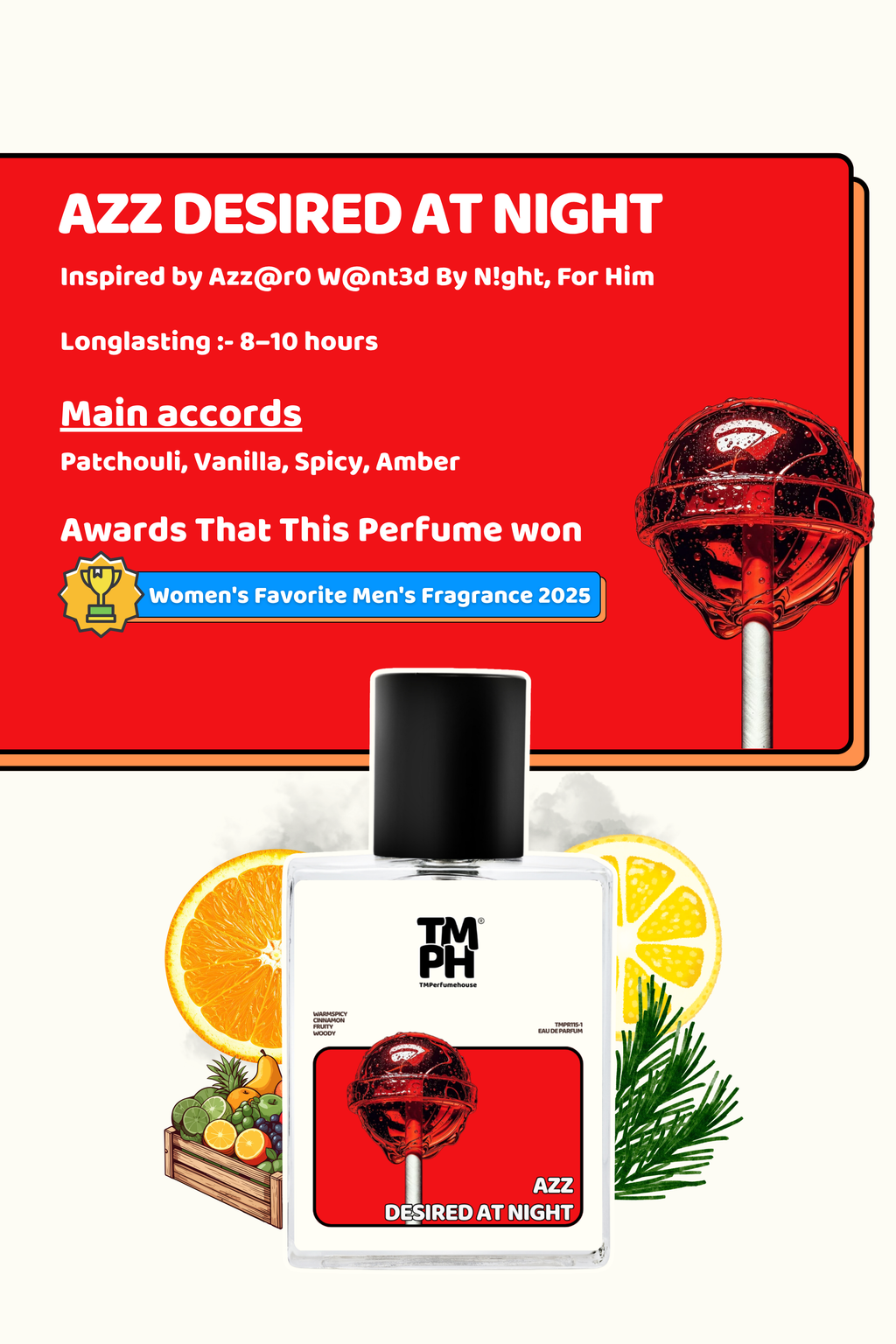 Azz Desired at night - LG Inspired perfume | TMPerfumehouse