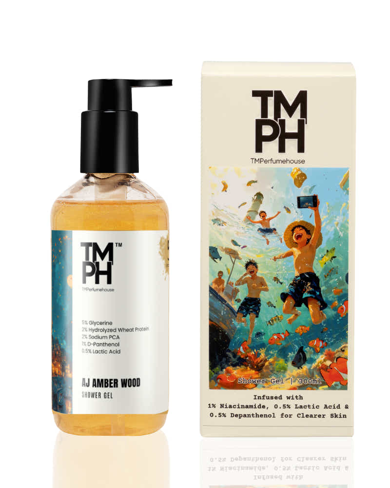 AJ Amber Wood Inspired Shower Gel – Royal Wood & Deep Skin Care