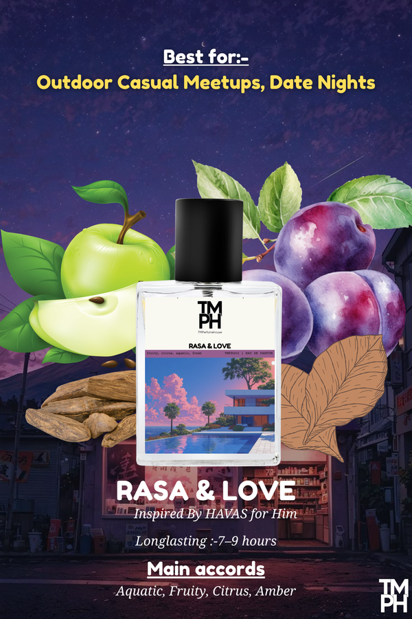 Rasa & Love Perfume for Men | TMPerfumehouse fragrance bottle