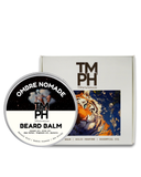 Beard balm container with packaging featuring a tiger design and 'TM PH' branding.
