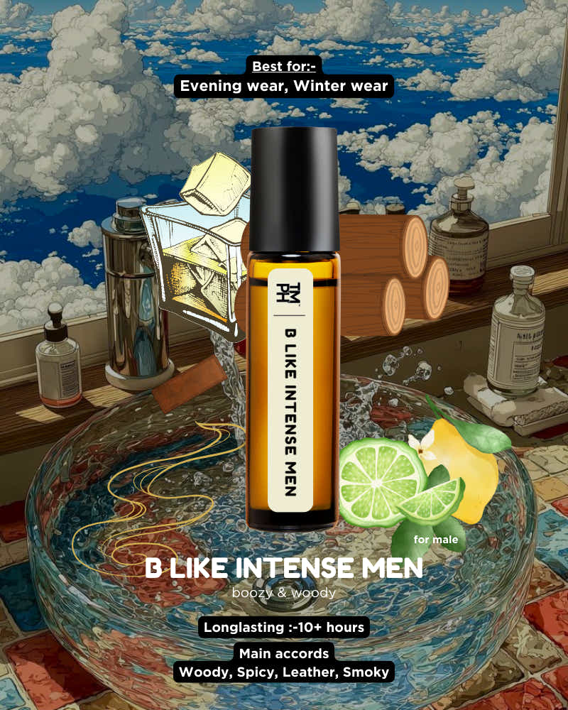 B LIKE INTENSE MEN AT – A Bold, Masculine & Powerful Perfume Oil