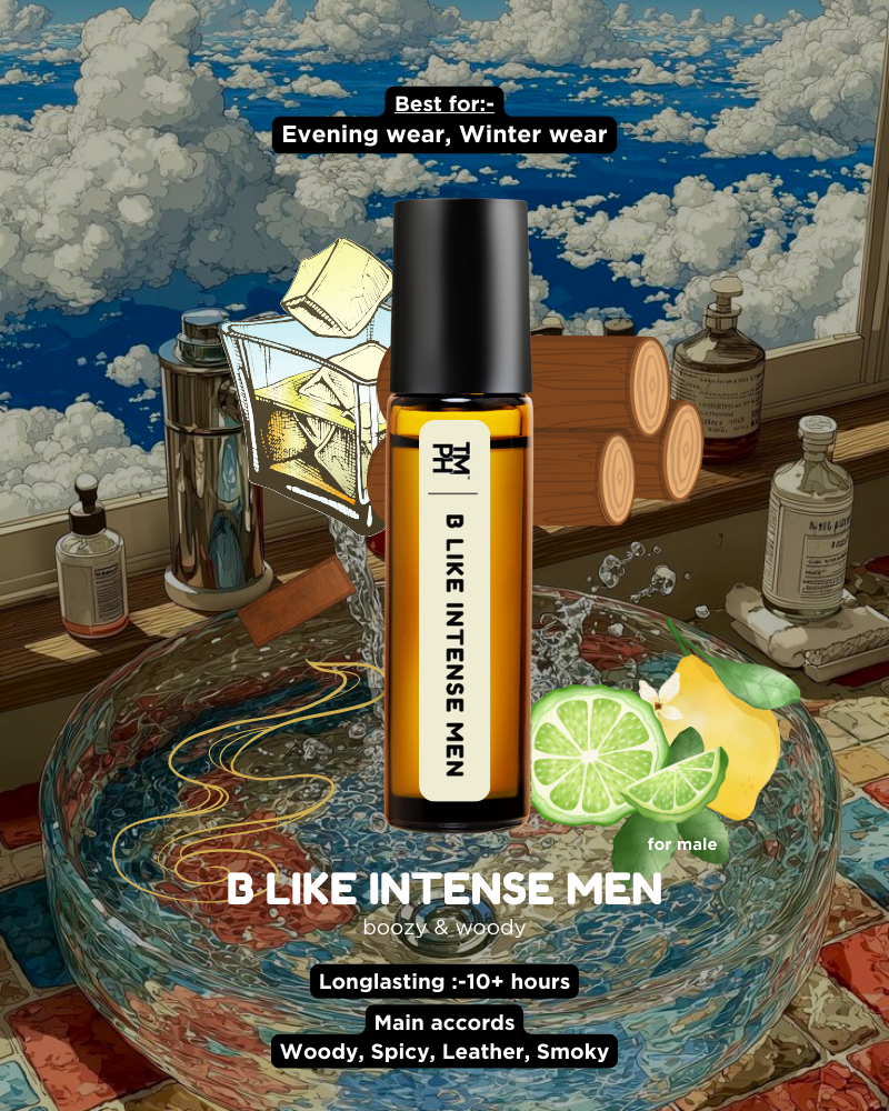 B LIKE INTENSE MEN AT – A Bold, Masculine & Powerful Perfume Oil