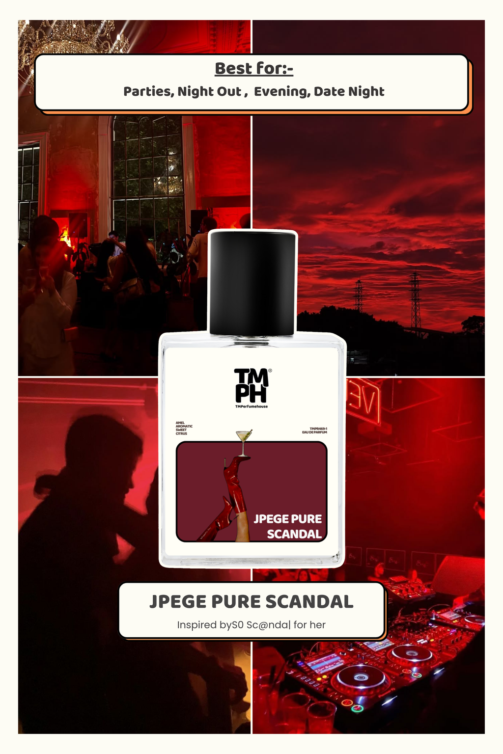 Jpege Pure Scandal - Inspired Perfume | TMPerfumehouse