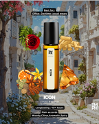 ICON AT | Luxury Designer Attar – 10+ Hours Long Lasting Pure Oil Scent