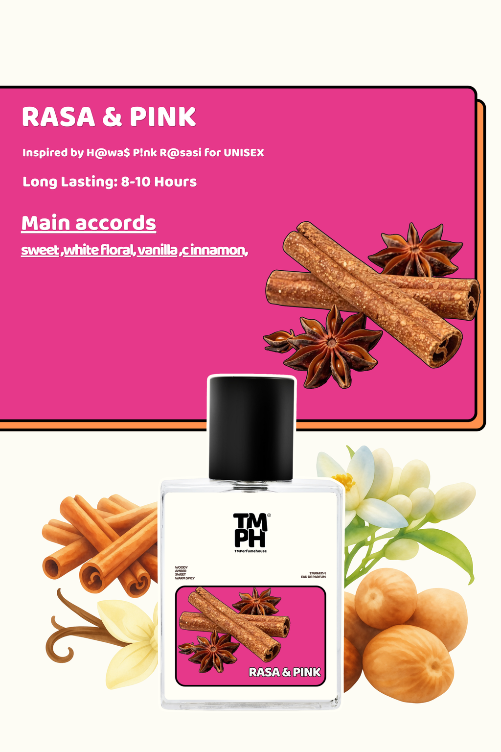Rasa & Pink -  Inspired Perfume | TMPerfumehouse