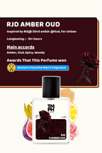 Rjd Amber Oud - Inspired perfume | TMPerfumehouse
