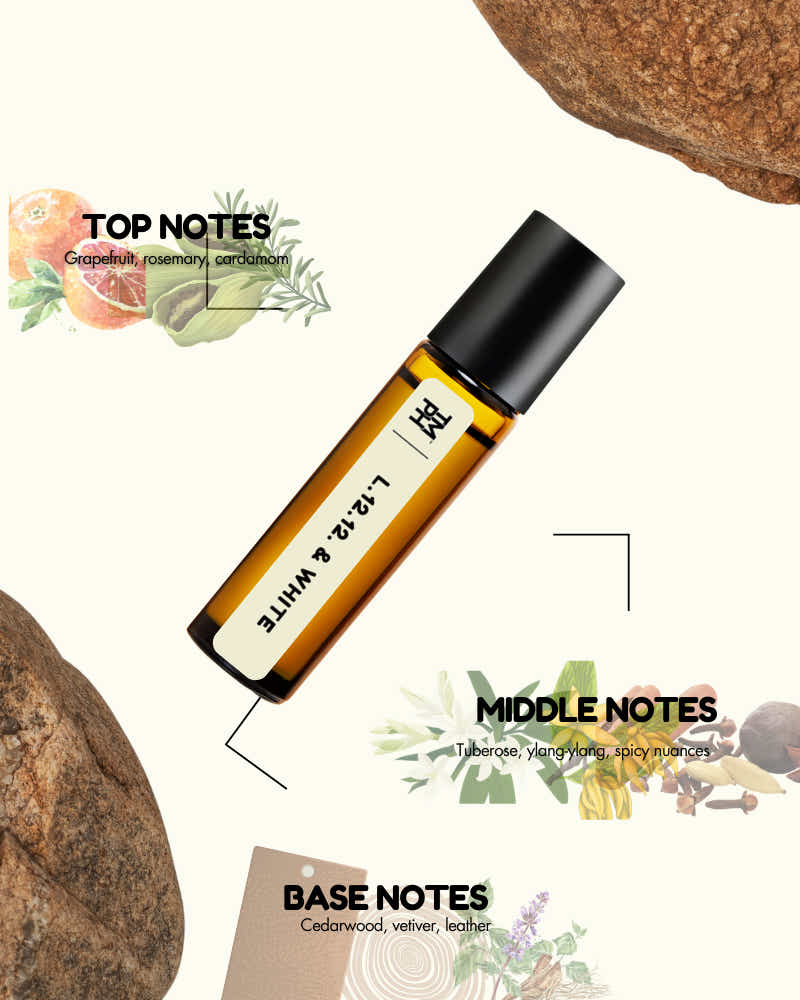 L.12.12. White Attar Inspired – A Fresh, Clean & Sporty Perfume Oil