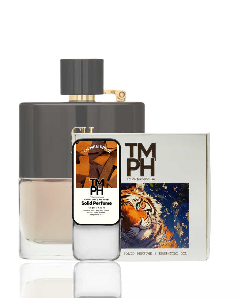MAN PRIIIVE | Premium Solid Perfume – 10+ Hour Long Lasting Travel-Friendly Scent - Inspired by Man in Black Prié by Bvlari