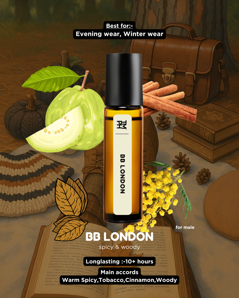 BB LONDON AT | Luxury Designer Attar – 10+ Hour Long Lasting Pure Oil
