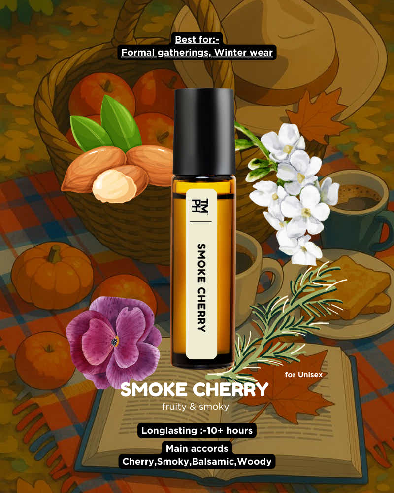 SMOKE CHERRY AT | Luxury Designer Attar – 10+ Hour Long Lasting Pure Oil -  Inspired by To Ford Lost Cherry