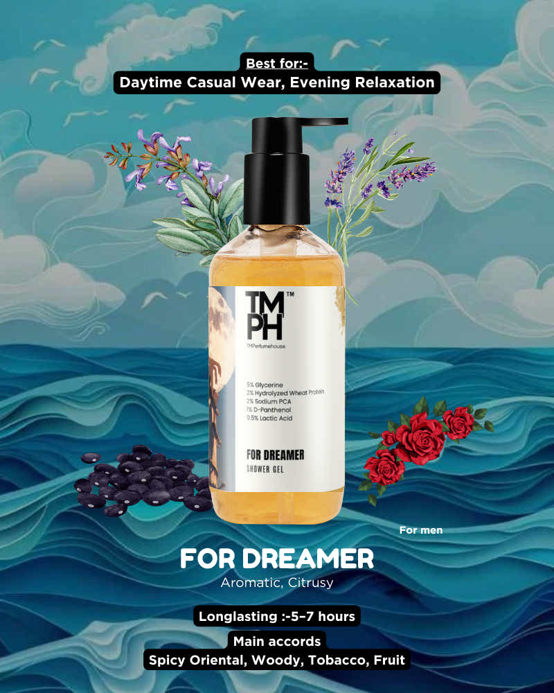 For Dreamer Inspired Shower Gel – Airy Elegance & Deep Skin Care