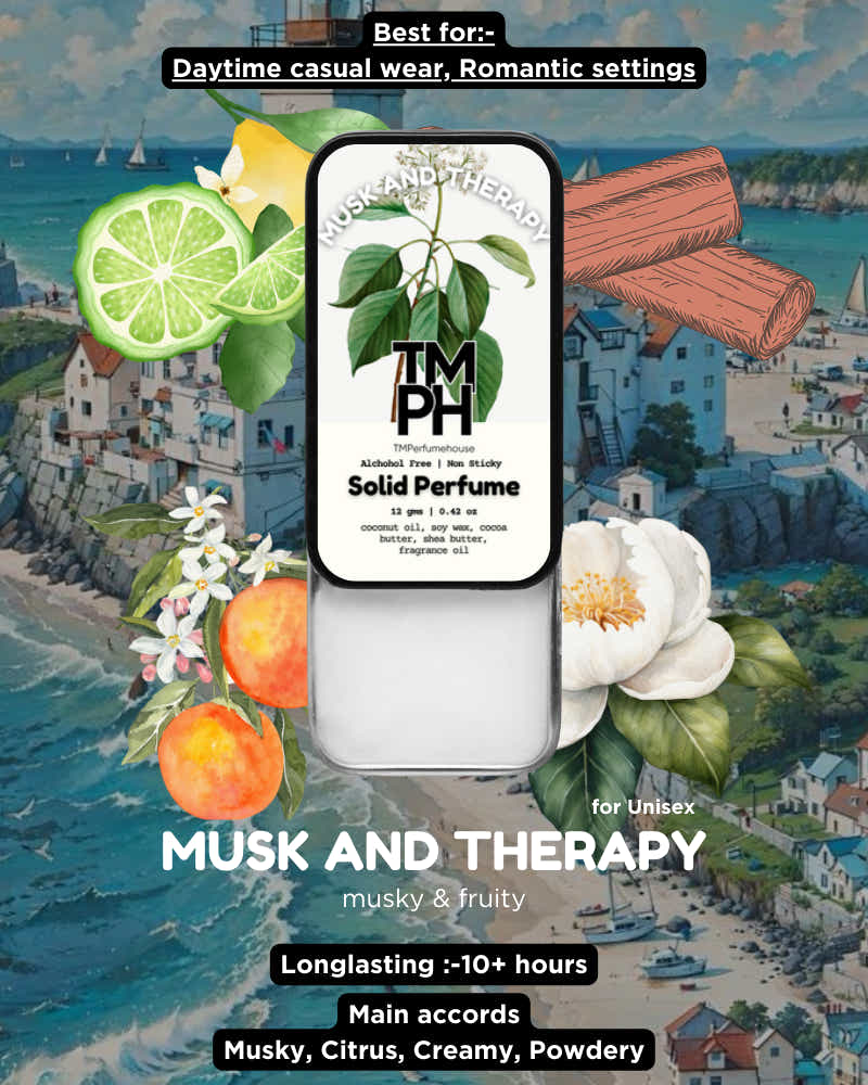 Musk and Therapy Solid Perfume – A Soothing, Warm & Comforting Scent