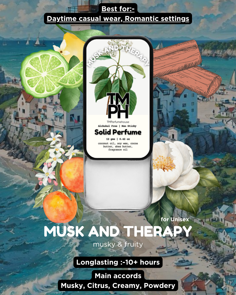 Musk and Therapy Solid Perfume – A Soothing, Warm & Comforting Scent