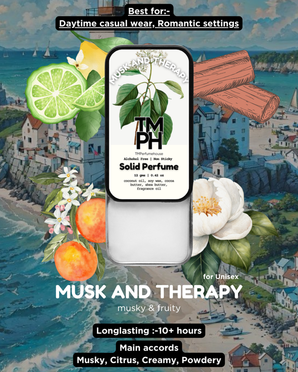 Musk and Therapy Solid Perfume – A Soothing, Warm & Comforting Scent