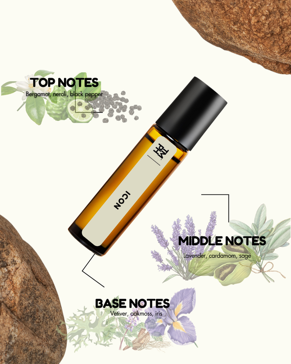 ICON AT | Luxury Designer Attar – 10+ Hours Long Lasting Pure Oil Scent