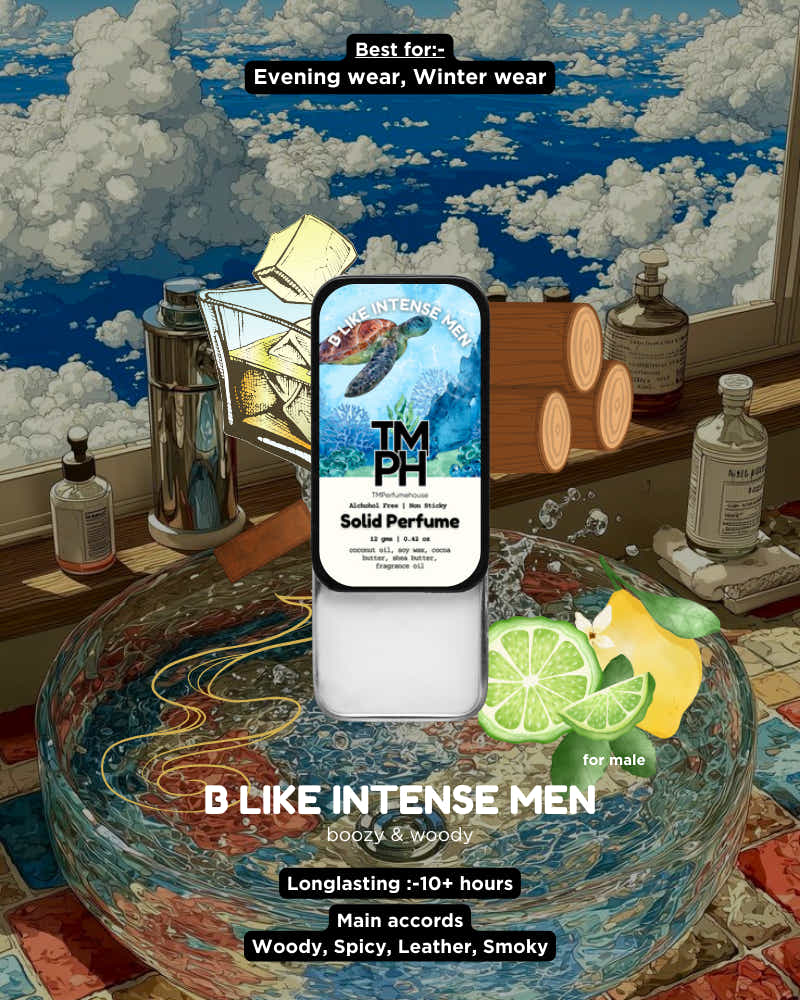 B Like Intense Solid Perfume – A Bold, Masculine & Dynamic Scent