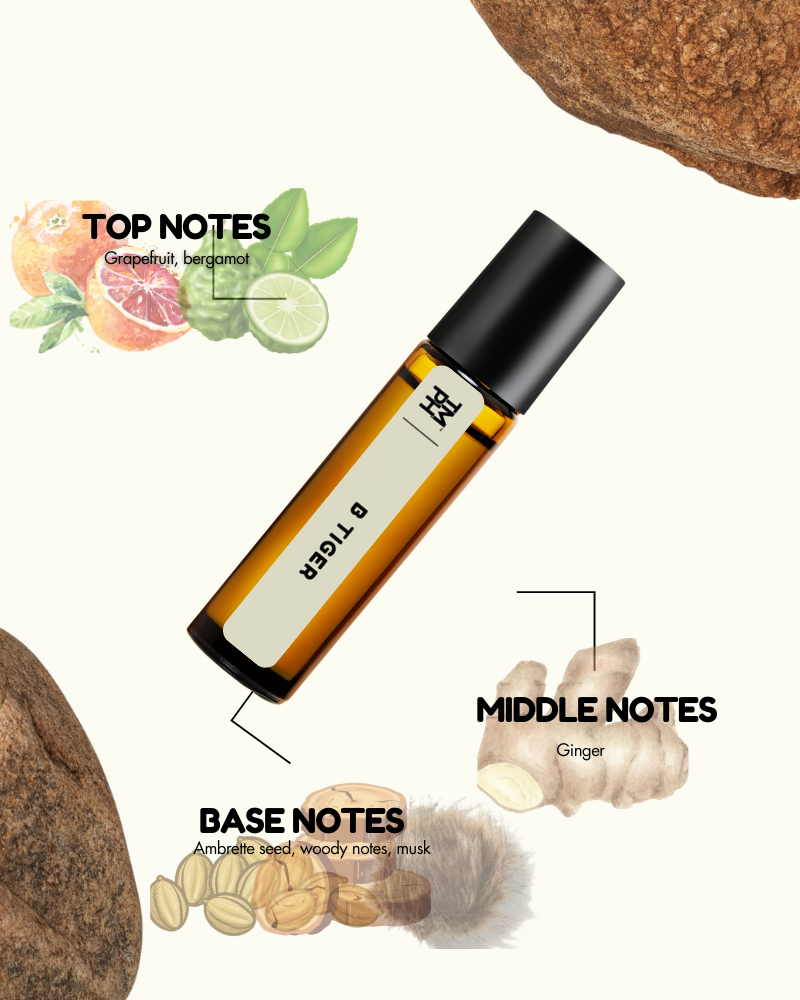 B TIGER AT | Luxury Designer Attar Inspired by B*lgari Tygar – 10+ Hours Long Lasting Pure Oil Scent