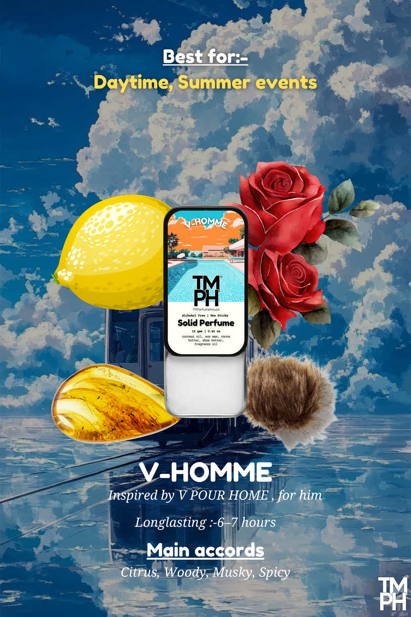 V-Homme - Solid Perfume | TMPerfumehouse