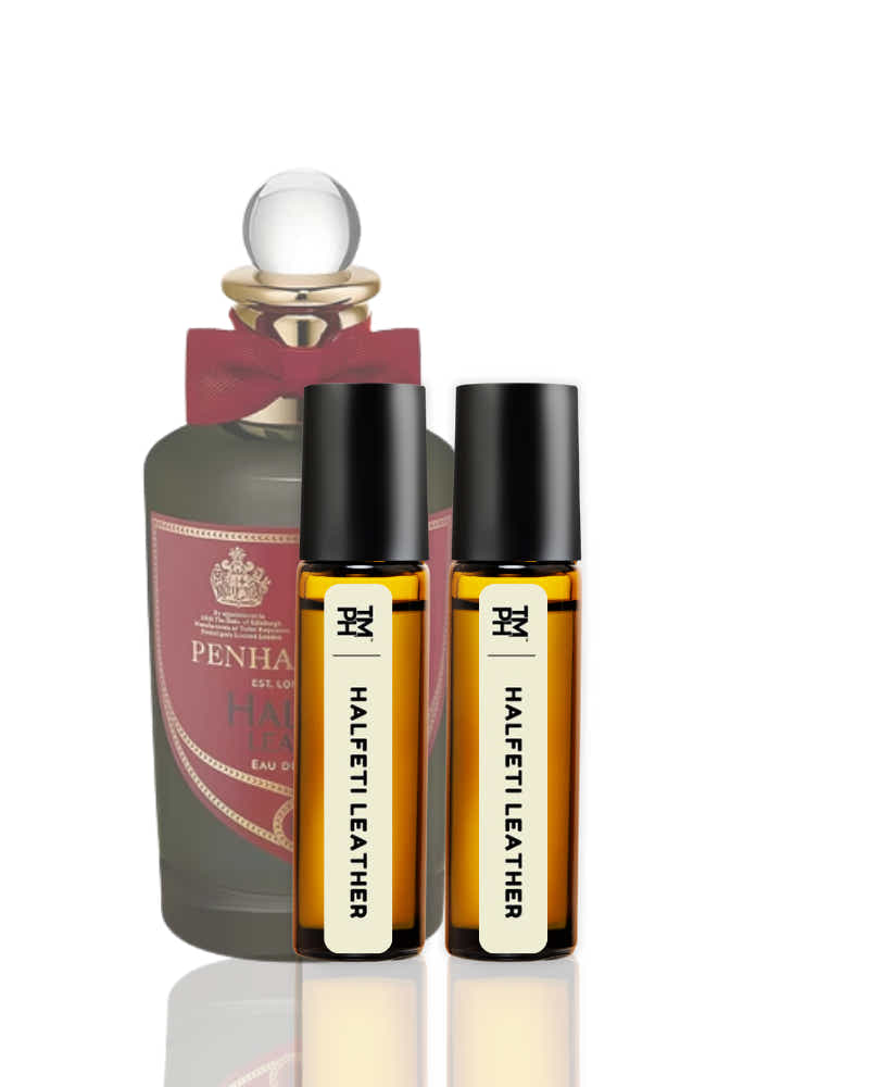 Halfeti Leather AT | Luxury Oriental Attar – 10+ Hour Long Lasting Pure Oil - Inspired by Hlfti Lathr by Pnhligon’s