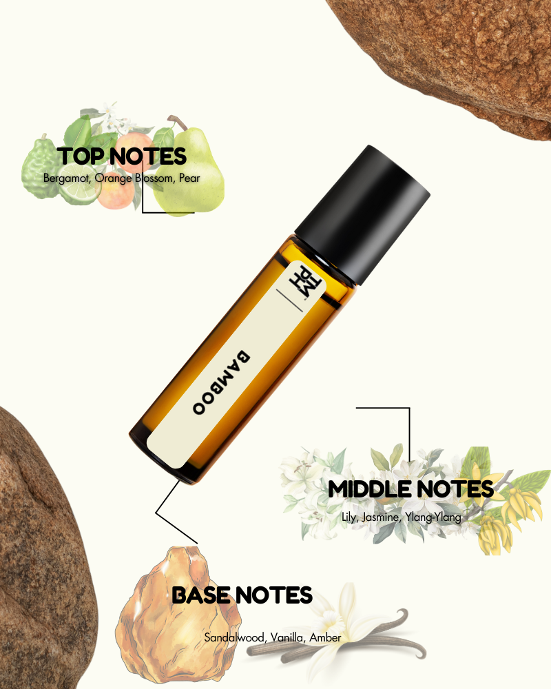 BAMBOO AT | Luxury Designer Attar – 10+ Hour Long Lasting Pure Oil - Inspired by Gu*ci Bamboo