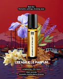 Lee Male Le Parfum bottle with floral and ship background