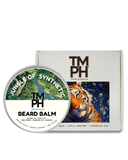 TM PH Beard Balm container with packaging featuring a tiger illustration on a white background