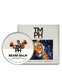 TM PH Beard Balm with packaging featuring a tiger design on a white background