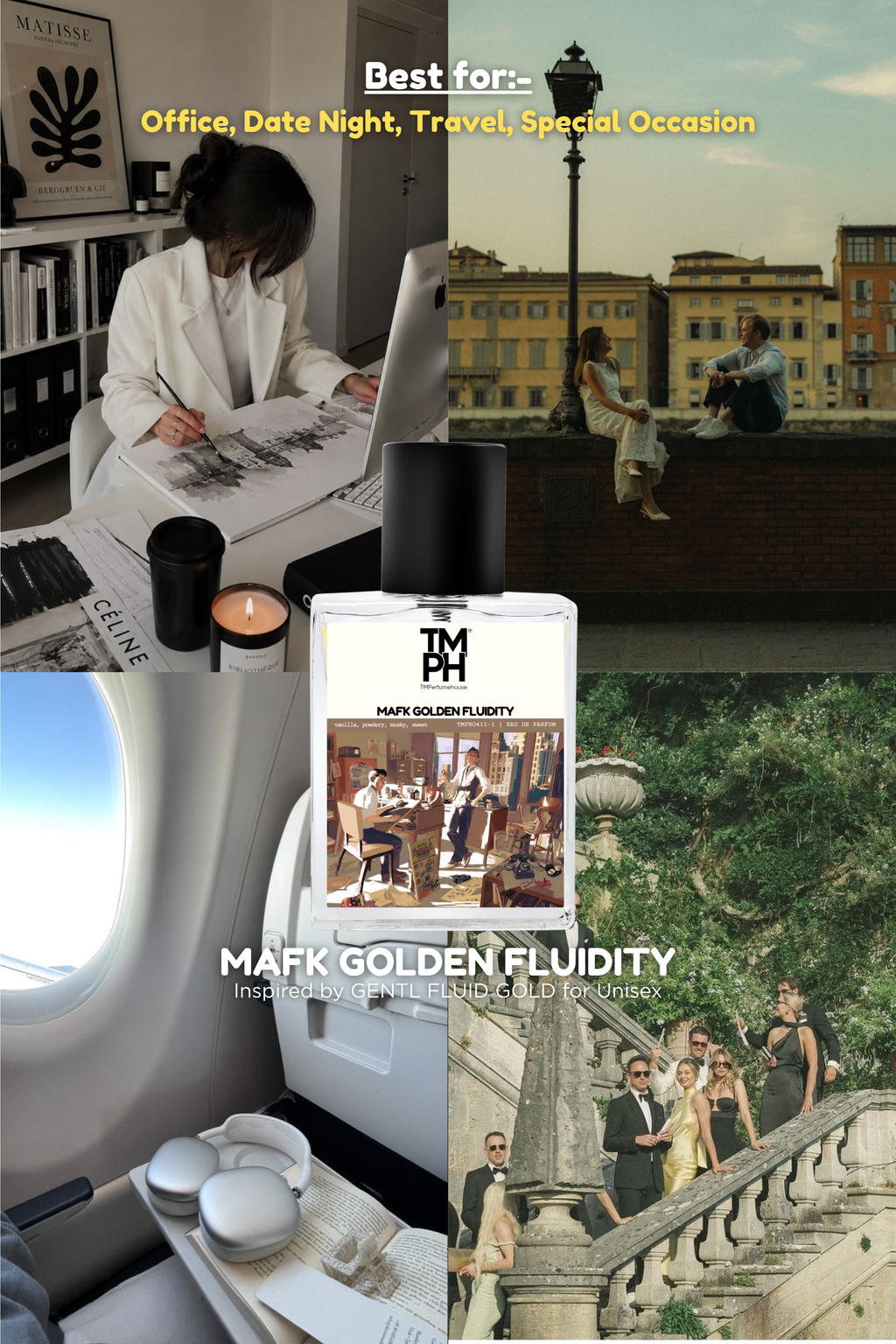 Mafk Golden Fluidity - Inspired Perfume | TMPerfumehouse