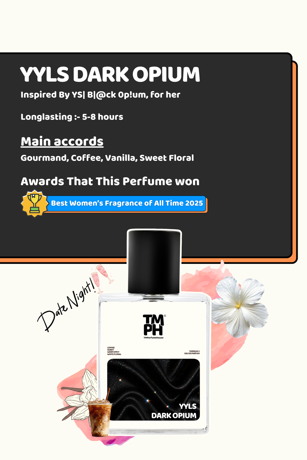 Yyls Dark opium  – DG Inspired perfume | TMPerfumehouse