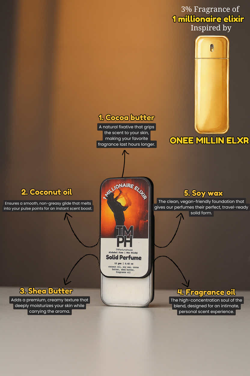 1 Millionaire elixir Solid Perfume