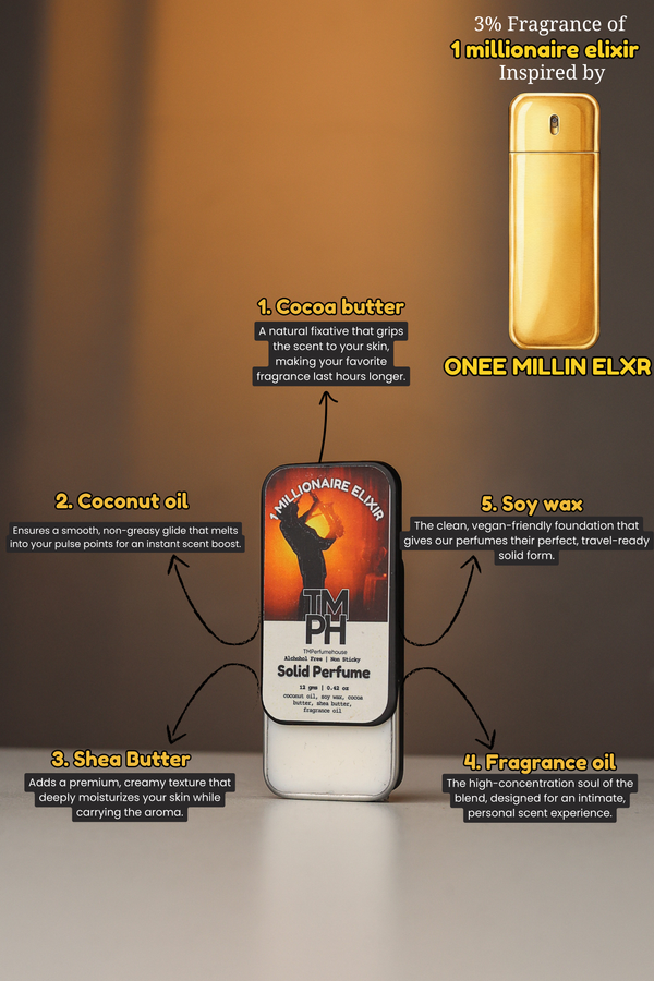 1 Millionaire elixir Solid Perfume