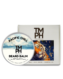 TM PH Beard Balm container with packaging featuring a tiger illustration on a white background