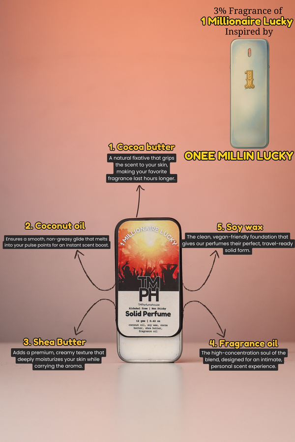 1 Millionaire & Lucky Solid Perfume
