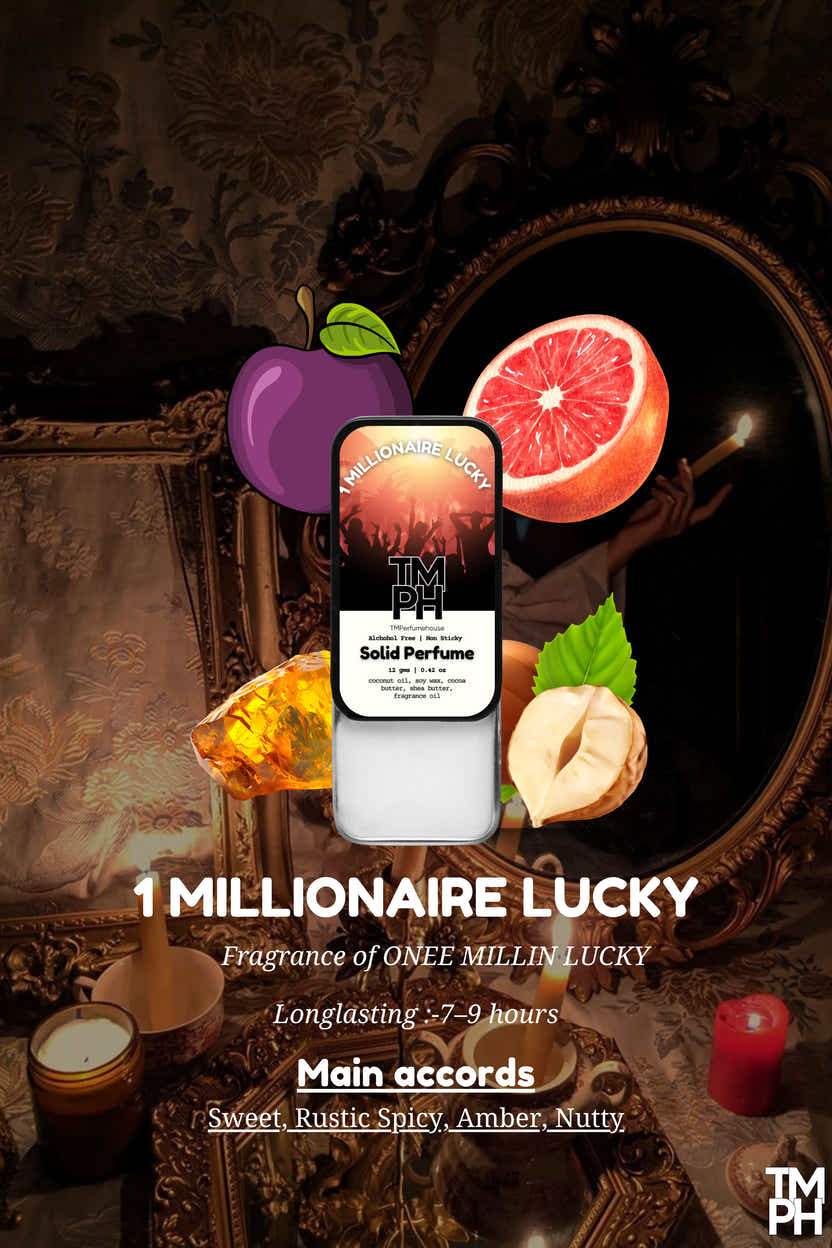 1 Millionaire & Lucky Solid Perfume
