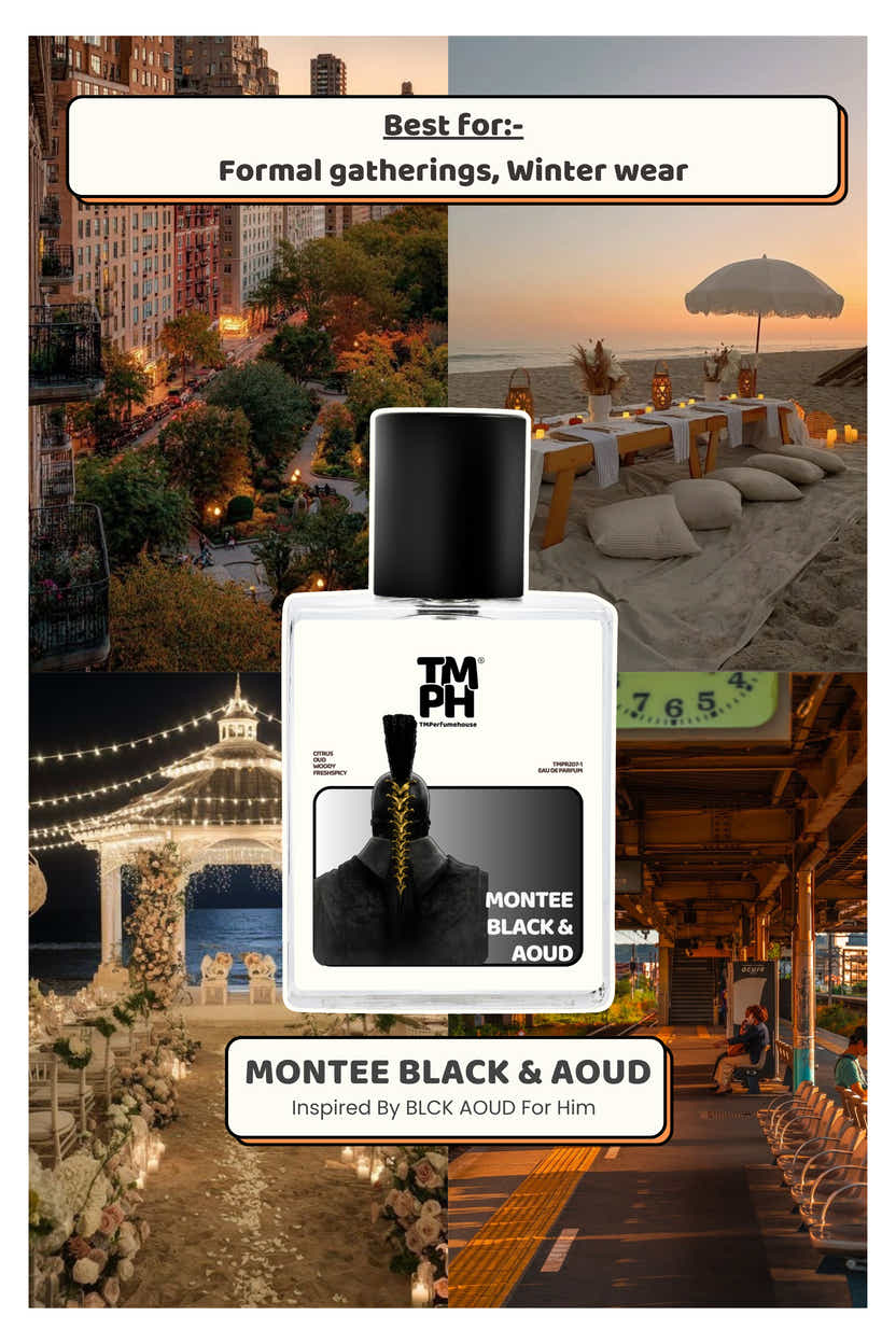 Montee Black & Aoud- Inspired perfume | TMPerfumehouse