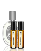 Two PHILOSYKOS perfume bottles on a white background