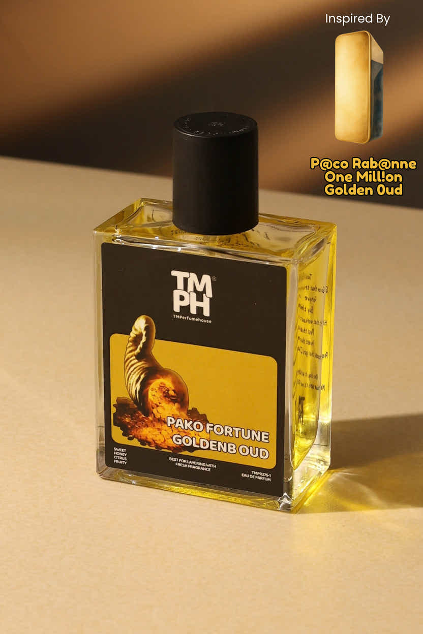 Pako Fortune Golden Oud  –  Inspired perfume | TMPerfumehouse