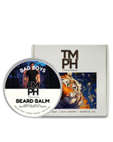 TM PH Beard Balm container with tiger design on a white background