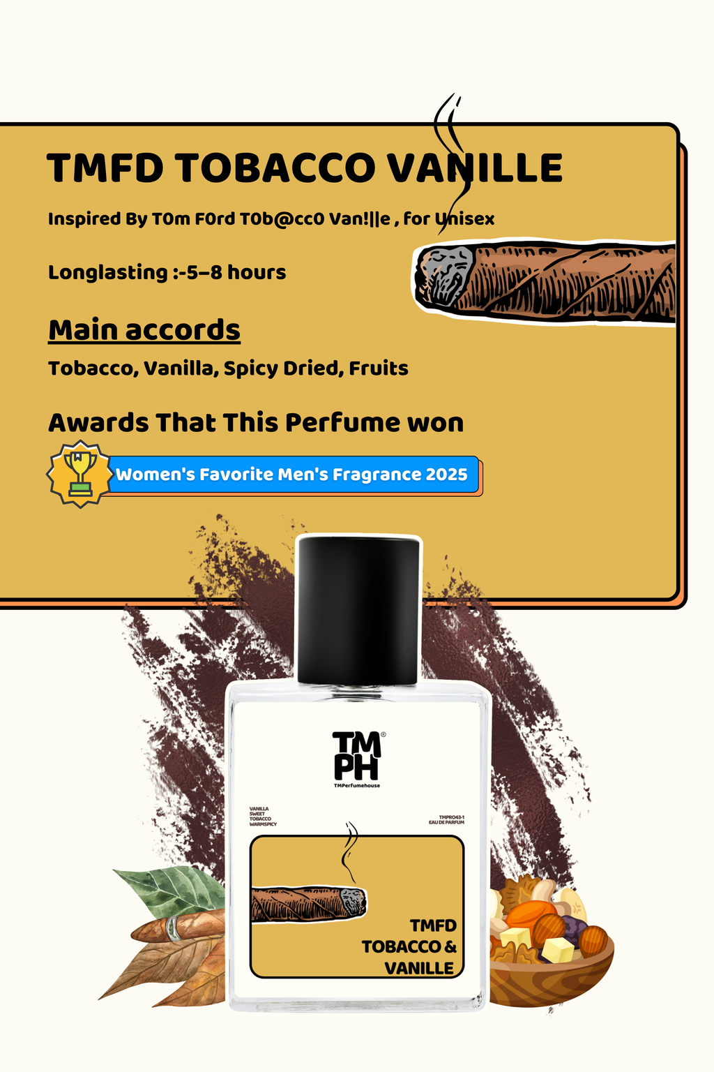 Tmfd Tobacco & Vanille - DG Inspired perfume | TMPerfumehouse
