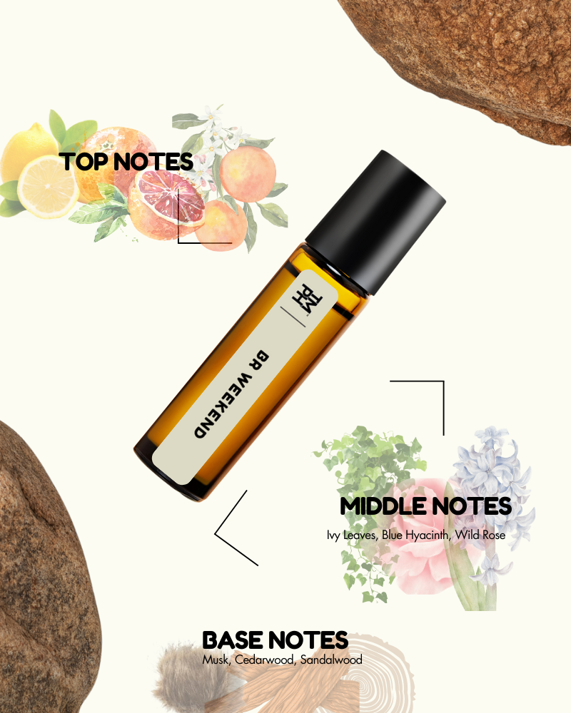 BR WEEKEND AT | Luxury Designer Attar – 10+ Hour Long Lasting Pure Oil - Inspired by Weekend for Men by Bu*berry