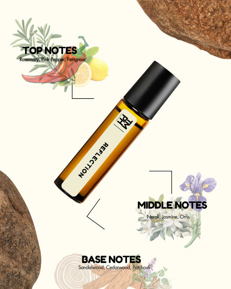 REFLECTION AT | Luxury Designer Attar – 10+ Hour Long Lasting Pure Oil - Inspired by Reflection Man by Am*uage