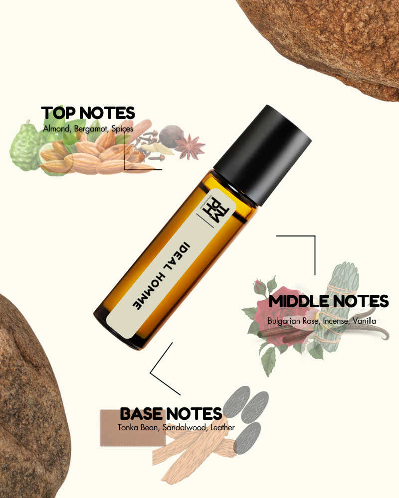 IDEAL HOMME AT | Luxury Designer Attar – 10+ Hour Long Lasting Pure Oil - Inspired by L’Homme Idéal by Gu*rlain