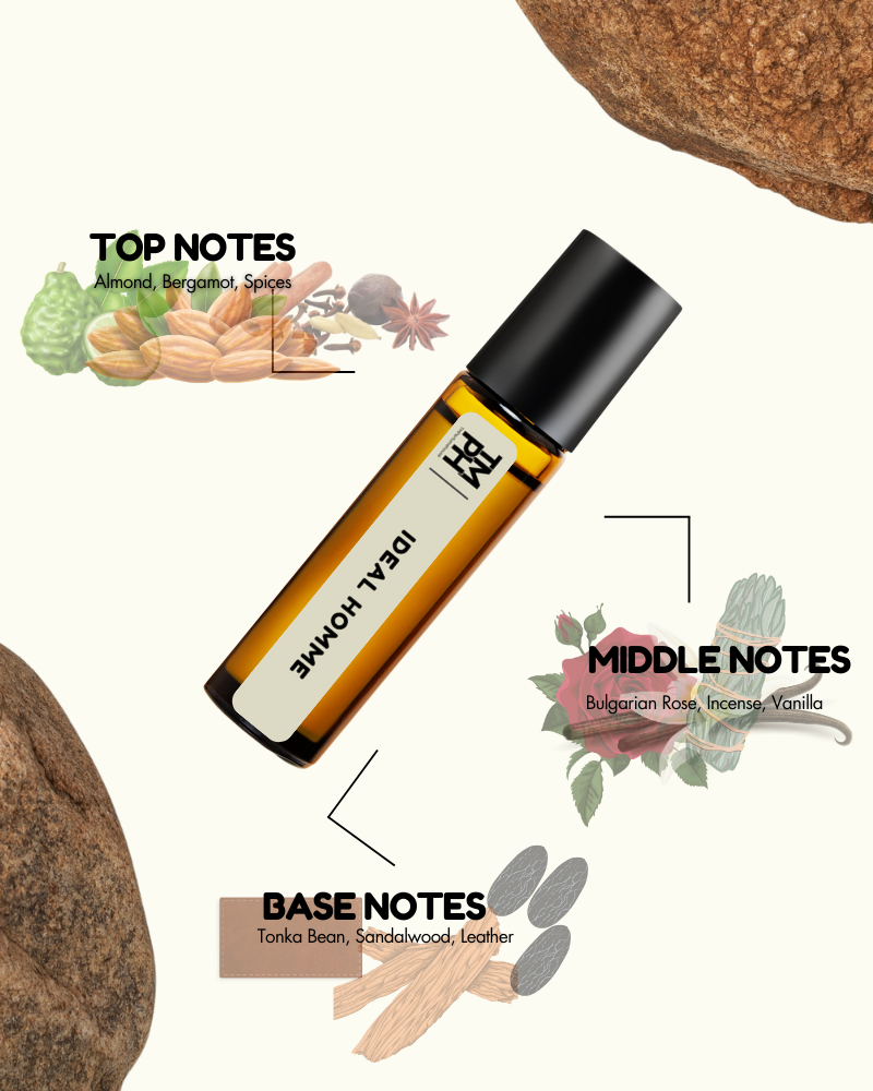 IDEAL HOMME AT | Luxury Designer Attar – 10+ Hour Long Lasting Pure Oil - Inspired by L’Homme Idéal by Gu*rlain
