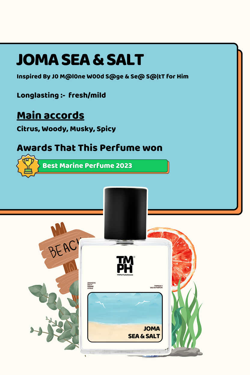 Joma sea & salt - LG Inspired Perfume | TMPerfumehouse